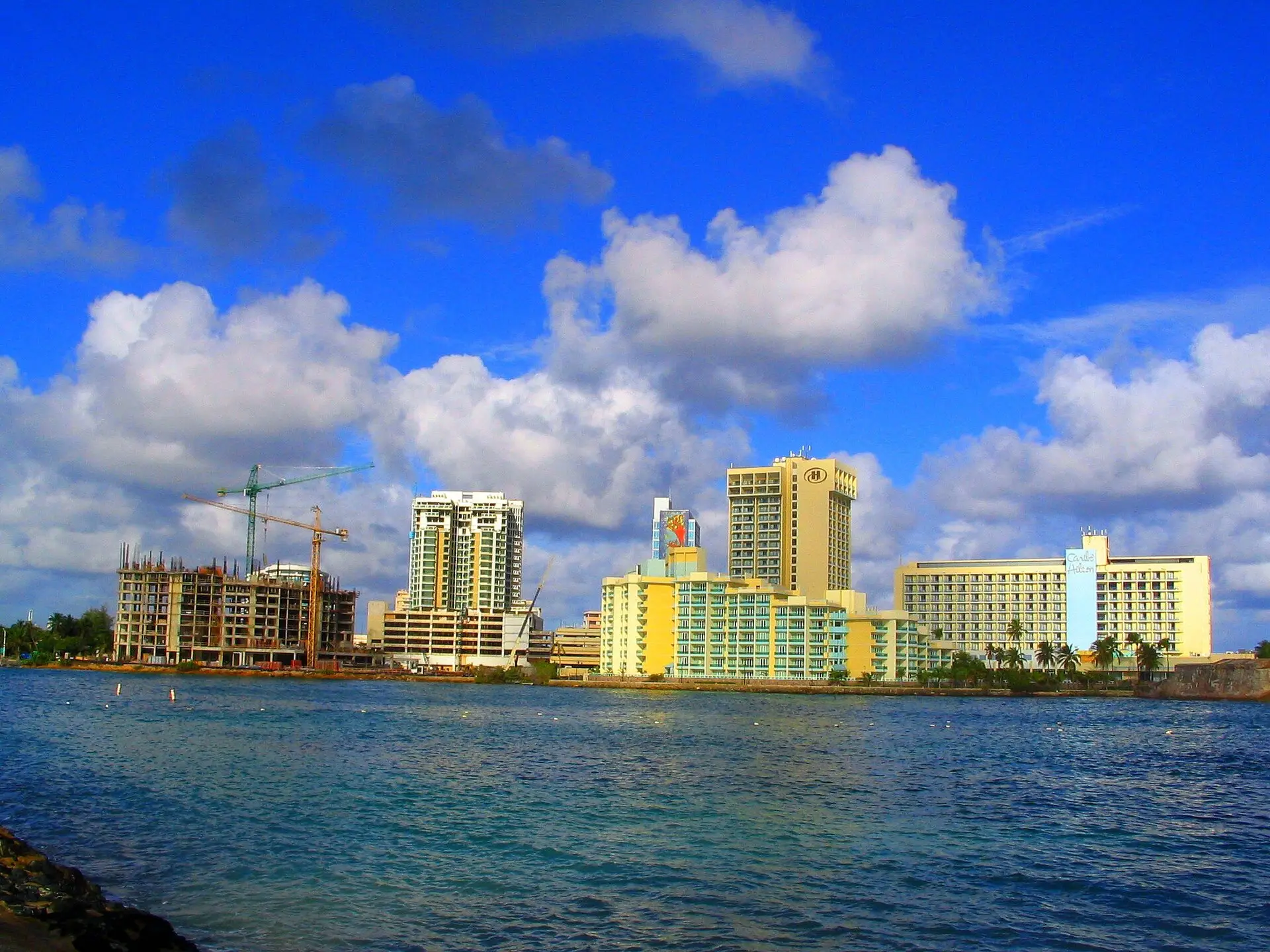 Modern skyline of San Juan, Puerto Rico